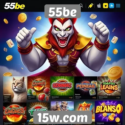 Jogos populares no 55be em destaque